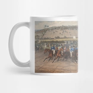 Leamington Grand Steeple Chase - Captain Beecher on Vivian by Charles Hunt Mug